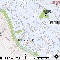 神奈川県秦野市西田原118周辺の地図