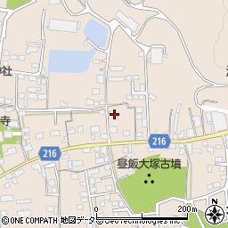 岐阜県大垣市昼飯町周辺の地図