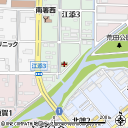 岐阜県板金高等学校職業訓練校周辺の地図
