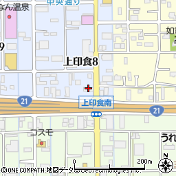 株式会社横井塗料店　岐南営業所周辺の地図