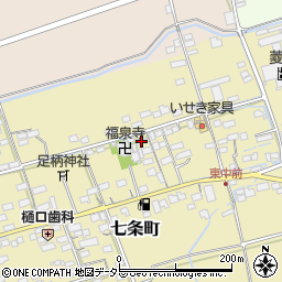 滋賀県長浜市七条町592周辺の地図