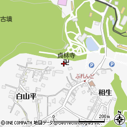 貞林寺周辺の地図