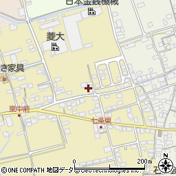滋賀県長浜市七条町254周辺の地図