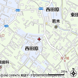 神奈川県秦野市西田原1222周辺の地図