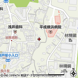 神奈川県横浜市戸塚区戸塚町486-18周辺の地図