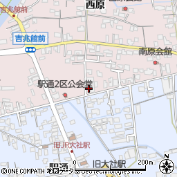 島根県出雲市大社町修理免南原西703周辺の地図
