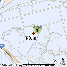 千葉県市原市下矢田周辺の地図