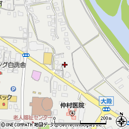 鳥取県西伯郡伯耆町大殿545-1周辺の地図