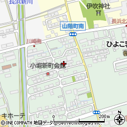 滋賀県長浜市小堀町208周辺の地図