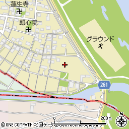 岐阜県瑞穂市呂久周辺の地図