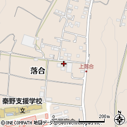 神奈川県秦野市落合840周辺の地図