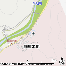 兵庫県養父市鉄屋米地142周辺の地図
