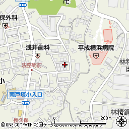 神奈川県横浜市戸塚区戸塚町486-52周辺の地図