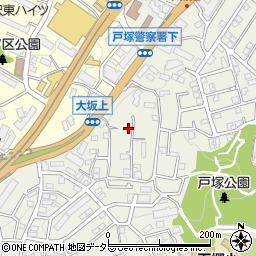 神奈川県横浜市戸塚区戸塚町2392-12周辺の地図