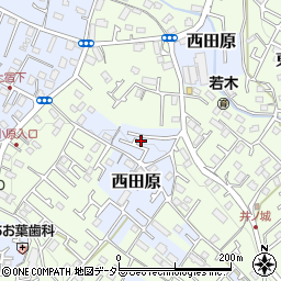 神奈川県秦野市西田原1223周辺の地図