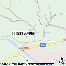鳥取県鳥取市河原町天神原411周辺の地図