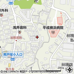 神奈川県横浜市戸塚区戸塚町486-13周辺の地図
