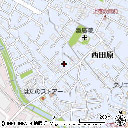 神奈川県秦野市西田原112周辺の地図