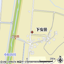 鳥取県米子市下安曇周辺の地図