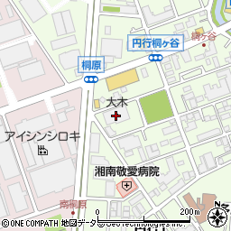 大木新神奈川物流センター周辺の地図