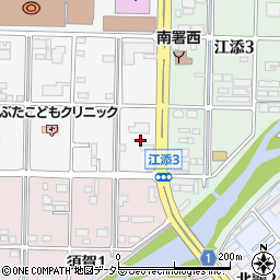 岐阜県岐阜市薮田南3丁目2周辺の地図