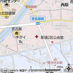 島根県出雲市大社町修理免中の島周辺の地図