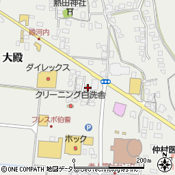 鳥取県西伯郡伯耆町大殿967-4周辺の地図