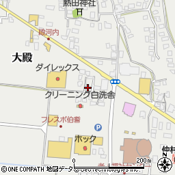鳥取県西伯郡伯耆町大殿958-1周辺の地図