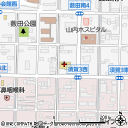 クスリのアオキ　岐阜県庁南店周辺の地図