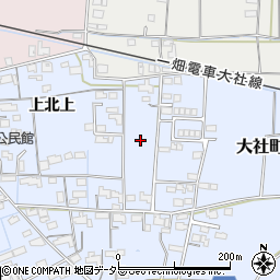 島根県出雲市大社町北荒木（上北中）周辺の地図