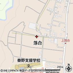 神奈川県秦野市落合853周辺の地図