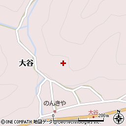 兵庫県養父市大谷周辺の地図
