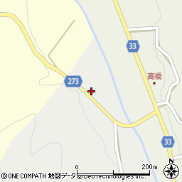 鳥取県東伯郡三朝町西小鹿275周辺の地図