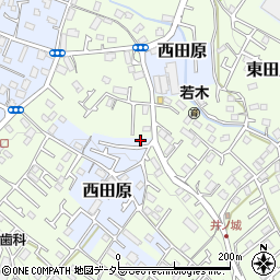 神奈川県秦野市西田原1221周辺の地図
