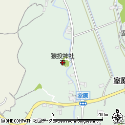 猿投神社周辺の地図