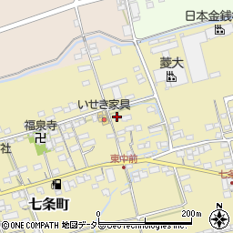 滋賀県長浜市七条町340周辺の地図