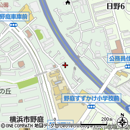 神奈川県横浜市港南区野庭町641-34周辺の地図