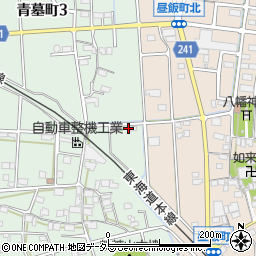 岐阜県大垣市青墓町3丁目10周辺の地図