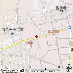 赤坂西公園周辺の地図