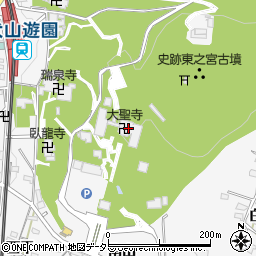 愛知県犬山市犬山（北白山平）周辺の地図