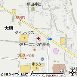 鳥取県西伯郡伯耆町大殿958周辺の地図