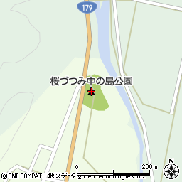 桜づつみ中の島公園周辺の地図