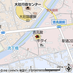 道の駅大社ご縁広場周辺の地図
