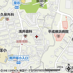 神奈川県横浜市戸塚区戸塚町486-57周辺の地図