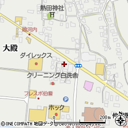 鳥取県西伯郡伯耆町大殿967周辺の地図