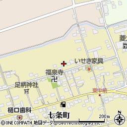 滋賀県長浜市七条町508周辺の地図