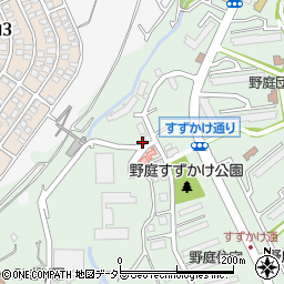 神奈川県横浜市港南区野庭町1494周辺の地図