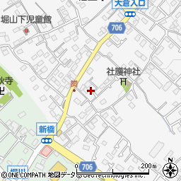 神奈川県秦野市堀山下672周辺の地図