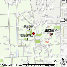 西之川町集会所周辺の地図