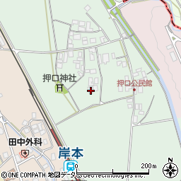 鳥取県西伯郡伯耆町押口101周辺の地図